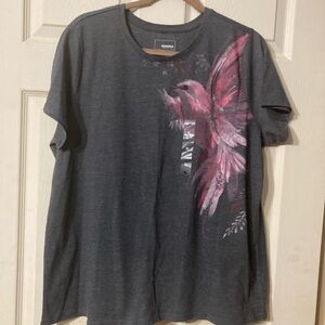 Sonoma Charcoal Gray Tee with Pink Graphic